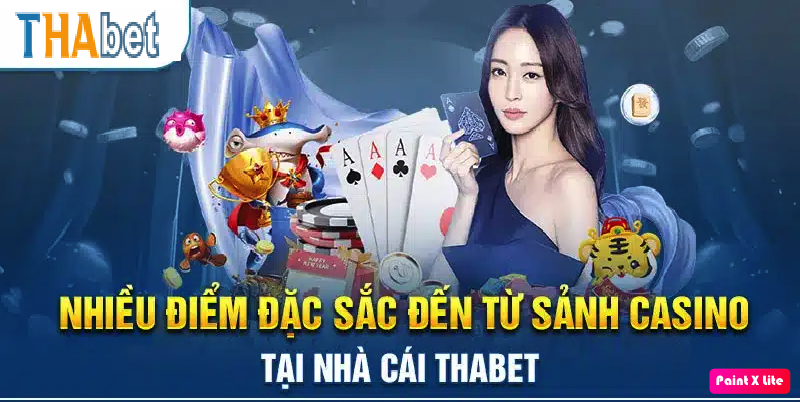 Sảnh casino Thabet xanh chín